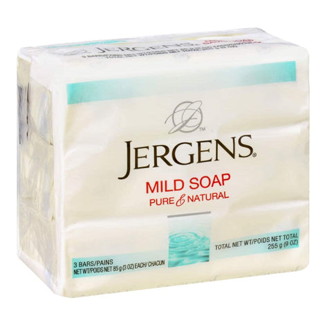 Image of Jergens Mild Soap 3 Bars 3 oz ea (Pack of 2)