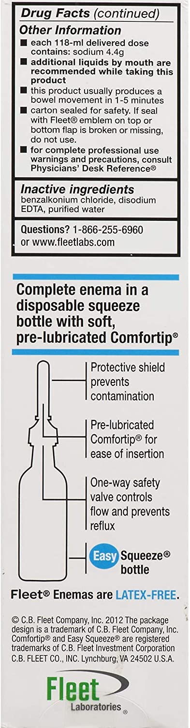 Fleet Adult Enema, 2 Pack