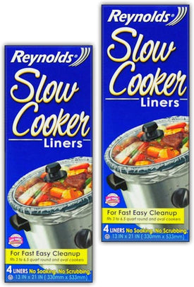 Reynolds Slow Cooker Liners 2 Pack (8 Liners Total)