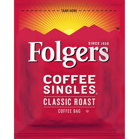 Image of Folgers Coffee Singles Classic Roast-19 Coffee Bags