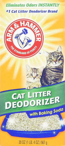 Image of ARM & HAMMER Cat Litter Deodorizer With Activated Baking Soda 20 oz (Pack of 2)