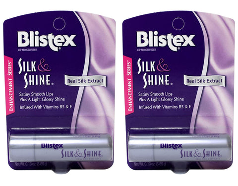 Image of Blistex Silk & Shine Lip Moisturizer 0.13 oz Pack of 2