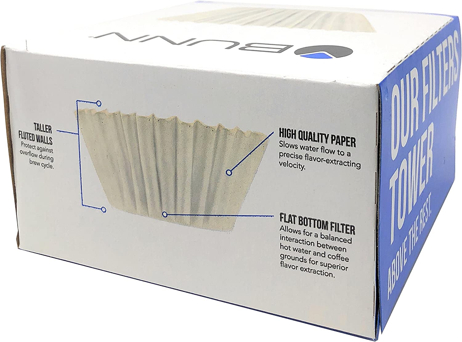 100-Count Basket Filter (Pack of 4),White