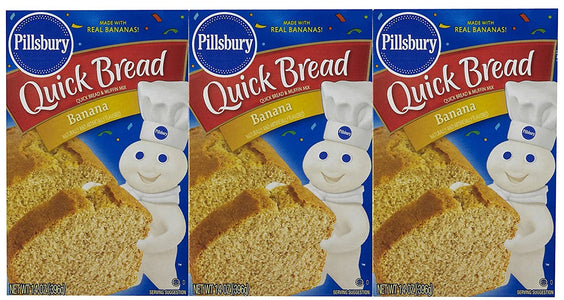 Pillsbury Quick Bread Banana Mix - 14 oz - 3 pk