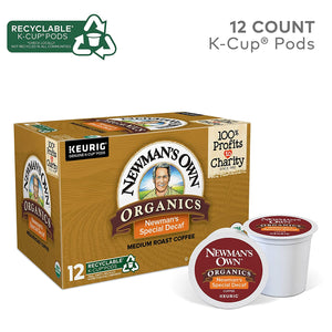 Newman's Own Organics Special Decaf K-Cup, 12 ct