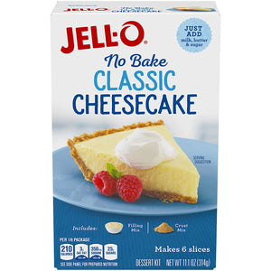 Jell-O No Bake Mix, Cheesecake, 11.1 oz