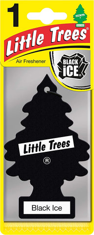 Image of Little Trees - MTR0004 Hanging Car and Home Air Freshener, Black Ice, 1