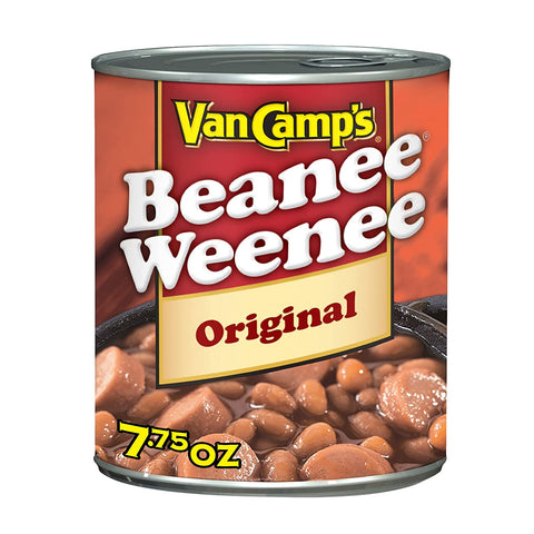 Image of Van Camp's Original Beanee Weenee, Canned Food, 7.75 Oz (Pack of 24)