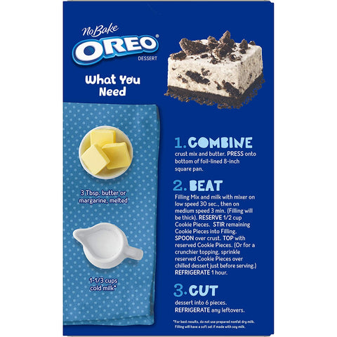 Image of Jell-O, No Bake Dessert Kit ( Box), Oreo, 12.6 Oz