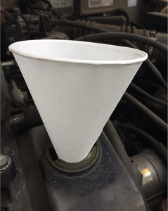 Konie Funnel Cups - 10.0KRF Recyclable Paper Cone Funnel, 10 oz Disposable {Tazas de cono de embudo}