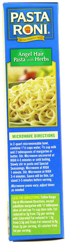Image of Pasta Roni Angel Hair Pasta with Herbs, 4.8-Ounce (Pack of 12)