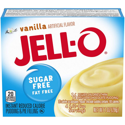 Image of JELL-O Vanilla Instant Pudding & Pie Filling Mix (1 oz Boxes, Pack of 6)