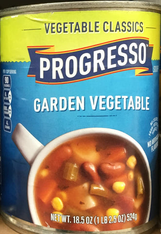 Image of Progresso Soup GARDEN VEGETABLE Vegetable Classics 18.5oz (3 Cans)