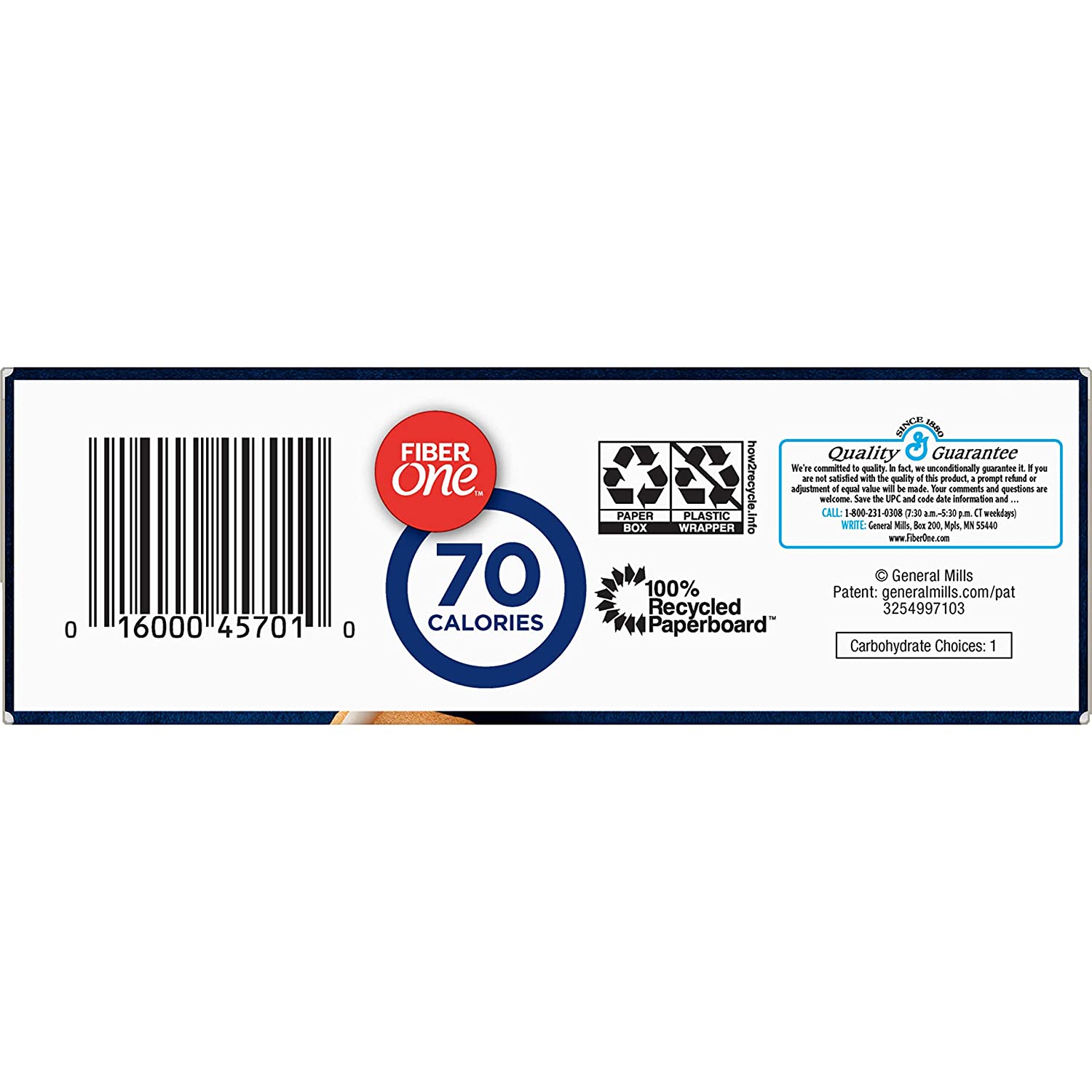 Fiber One Brownies, 70 Calories, 5 Net Carbs, Snacks, Cinnamon Coffee Cake, 6ct