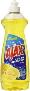 Ajax Super Degreaser Dish Liquid, Lemon, 30 Fluid Ounce