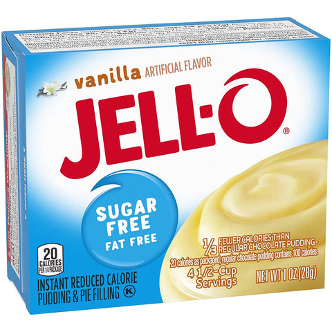 Image of JELL-O Vanilla Instant Pudding & Pie Filling Mix (1 oz Boxes, Pack of 6)