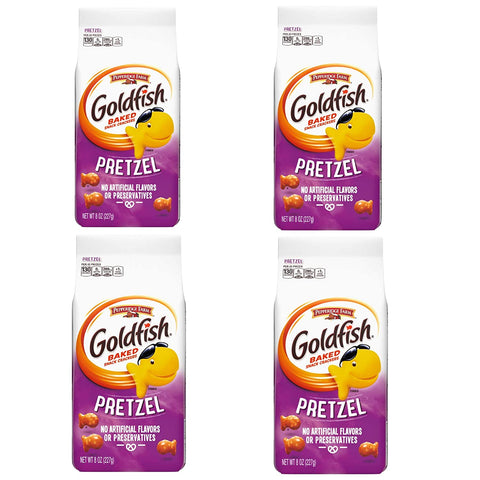 Image of Pepperidge Farm Goldfish Pretzel Crackers, 8 oz. Bag (Pack of 4)