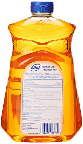 Dial Gold Antibacterial Liquid Soap with Moisturizer, 7.5 Oz Pump Bottle + 52 Oz Refill