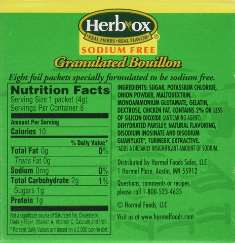 Image of Herb-Ox Sodium Free Bouillon Bundle - 4 Items (2 Beef Bouillon and 2 Chicken Bouillon) - Super Value