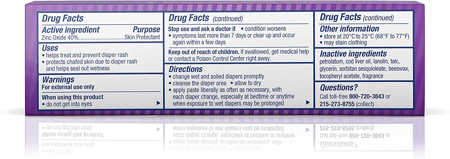 Desitin Maximum Strength Baby Diaper Rash Cream with 40% Zinc Oxide, Travel Size, 1 oz