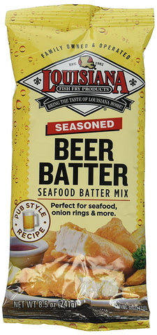 Image of Louisiana Seasoned Beer Batter Mix 8.5 oz - 2 Pack