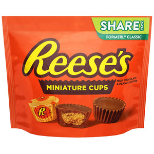 REESE'S Chocolate Peanut Butter Cup Candy, Miniatures, 10.5 oz Bag