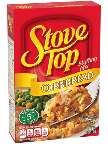 Image of Stove Top Stuffing Mix Cornbread 6 Oz (Pack of 4)