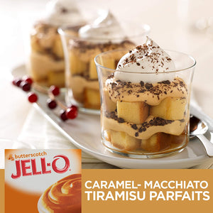 Jell-O Instant Butterscotch Pudding & Pie Filling (3.4 oz Boxes, Pack of 6)