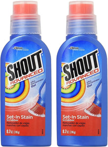 .Shout Advanced Ultra Concentrated Stain Removing Gel, 8.7 Oz Pack of 2, Red