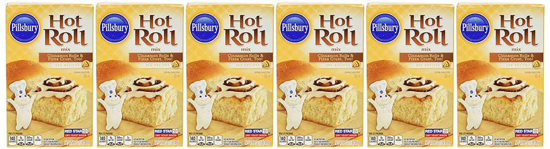 Pillsbury Specialty Mix Hot Roll, 16-Ounce Boxes (Pack of 6)