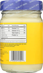 Hain Pure Foods Safflower Mayonnaise, 12 Ounce