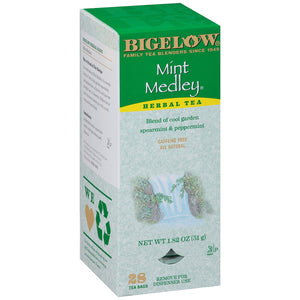 Bigelow 28CT 3 PACK Caffeine Herbal, Black, Green, Antioxidant-Rich Gluten-Free Full-Caffeine Tea in Foil-Wrapped Bags