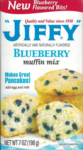 Image of Jiffy, Blueberry Muffin Mix, 7oz Box (Pack of 6)