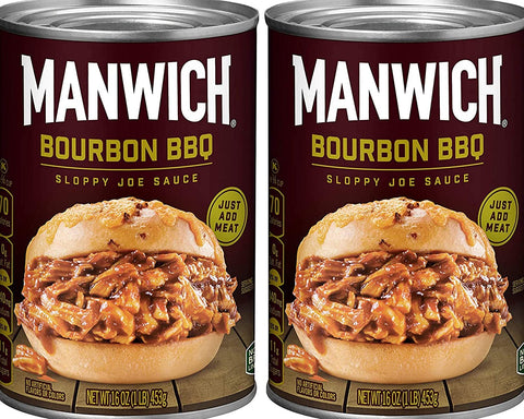 Image of Manwich Bourbon BBQ Sloppy Joe Sauce - 16 Oz. (2 Pack)