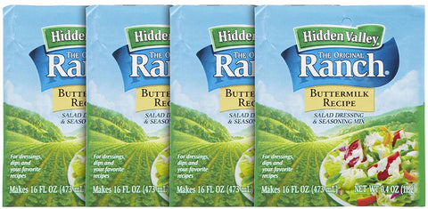 Image of Hidden Valley The Original Ranch Salad Dressing Mix - Buttermilk - 0.4 oz - 4 pk