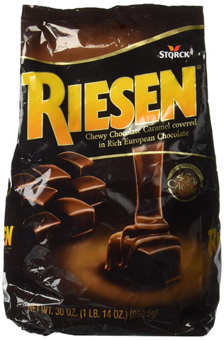 Image of Riesen Chewy Chocolate Caramel Covered in Rich European Chocolate, 30oz Bag