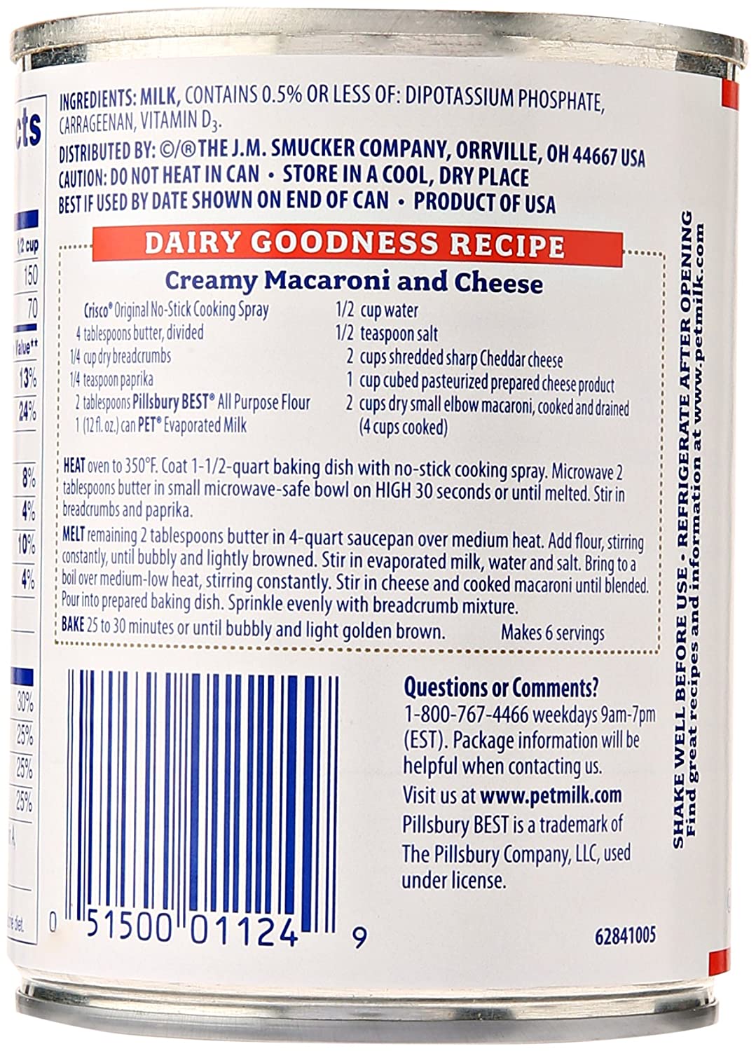 Pet Whole Evaporated Milk, 12 oz
