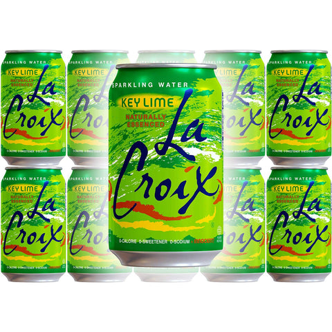 Image of La Croix KeyLime Sparkling Water, 12 Ounce 10-Pack