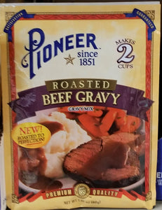 Pioneer Roasted Beef Gravy 1.41 oz (Pack of 6)