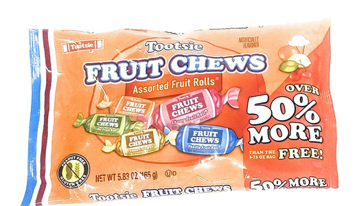 Tootsie Fruit Chews Assoretd Fruit Rolls - 5.83oz Extra Value