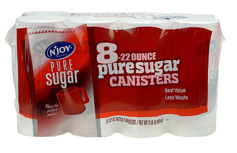 Pure Sugar Cane, 22 oz Canisters, 8 per Carton