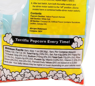 King All-In-One Kettle Corn Popcorn Kit for 6.1 oz. Popper - 24 Case