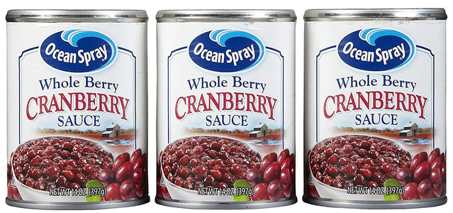 Ocean Spray Whole Cranberry Sauce - 14 oz - (Pack of 6)