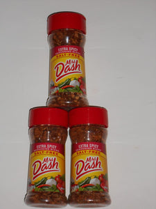 Mrs. Dash "Extra Spicy", Salt-Free Seasoning Blend Shaker 2.5 Oz (Pack of 3)