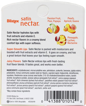Blistex Satin Nectar Lip Moisturizer Variety Value Pack 0.15 Ounce Each