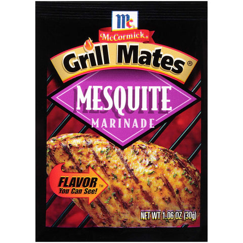 Image of McCormick Grill Mates Mesquite Marinade - 1.06-Oz (6-Pack)