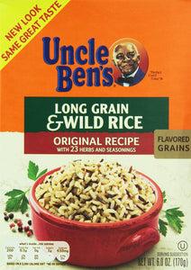 Uncle Ben's, Original Recipe, Long Grain & Wild Rice, 6oz Box (Pack of 5)