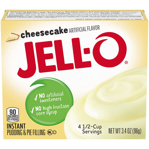 Image of Jell-O Instant Cheesecake Pudding & Pie Filling (3.4 oz Boxes, Pack of 6)