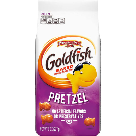 Image of Pepperidge Farm Goldfish Pretzel Crackers, 8 oz. Bag (Pack of 4)