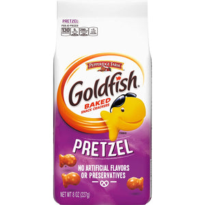 Pepperidge Farm Goldfish Pretzel Crackers, 8 oz. Bag (Pack of 4)